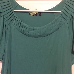 Green blouse